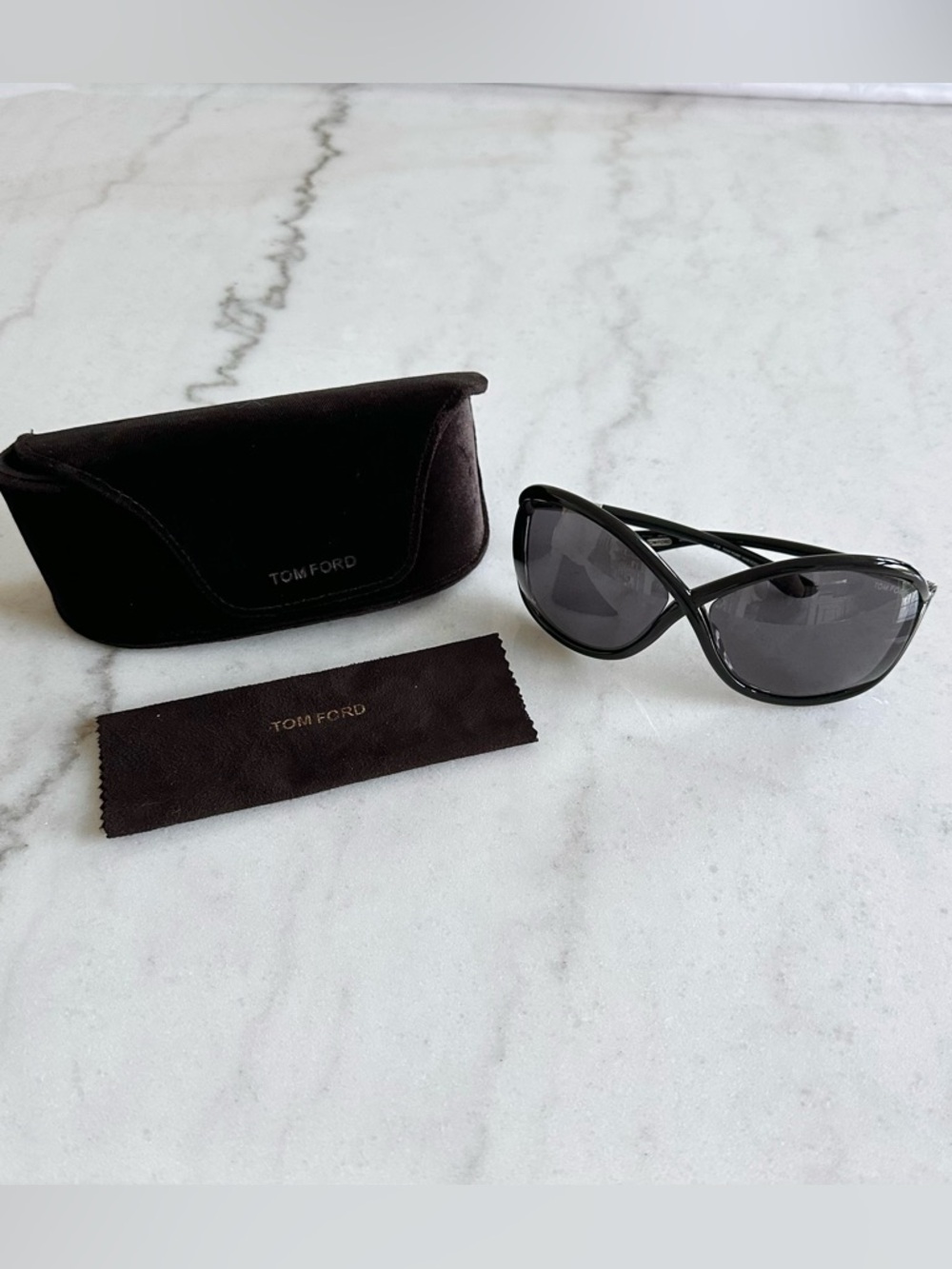 Black Tom Ford Whitney Sunglasses
